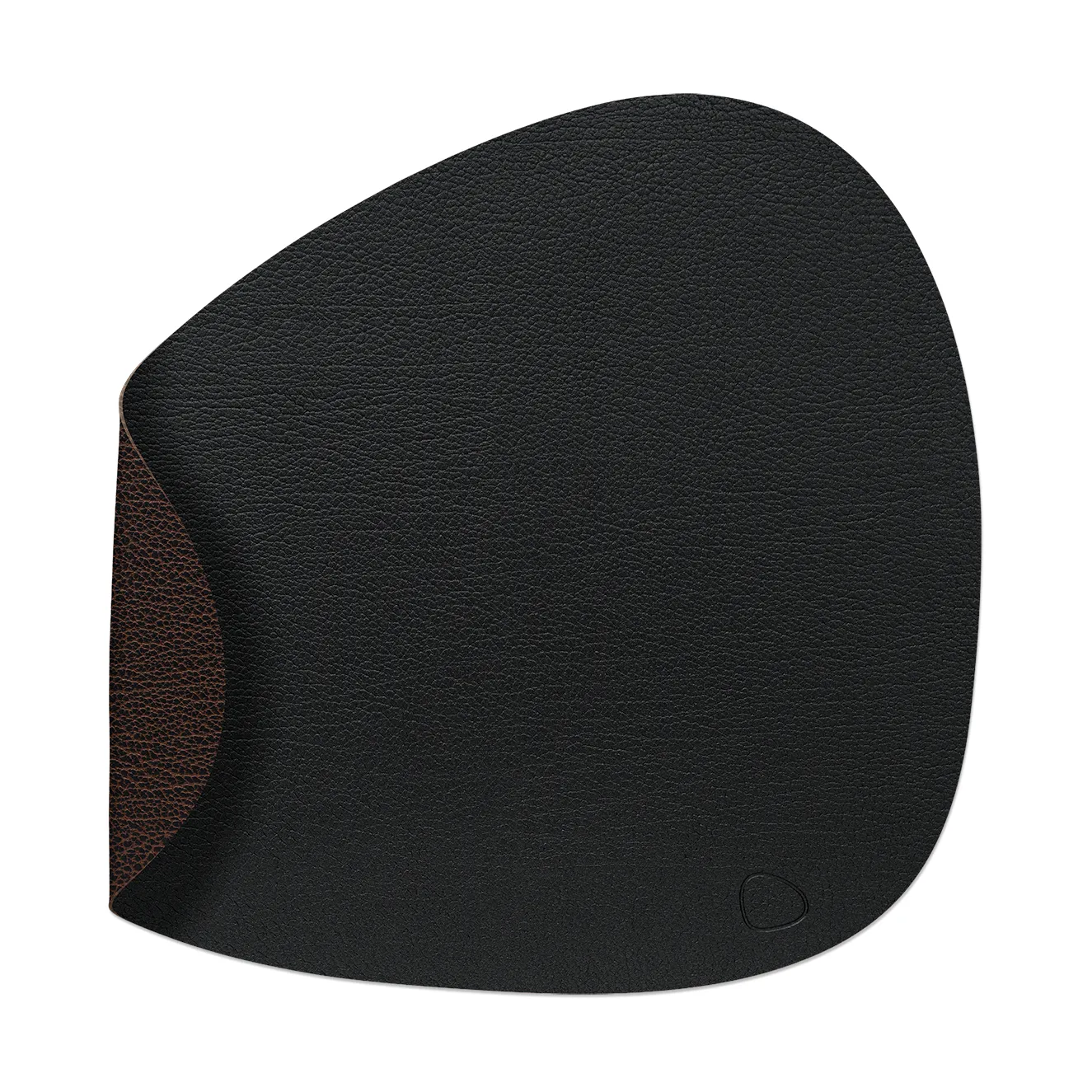Bull placemat reversible curve L 1 pcs, black-brown LIND DNA