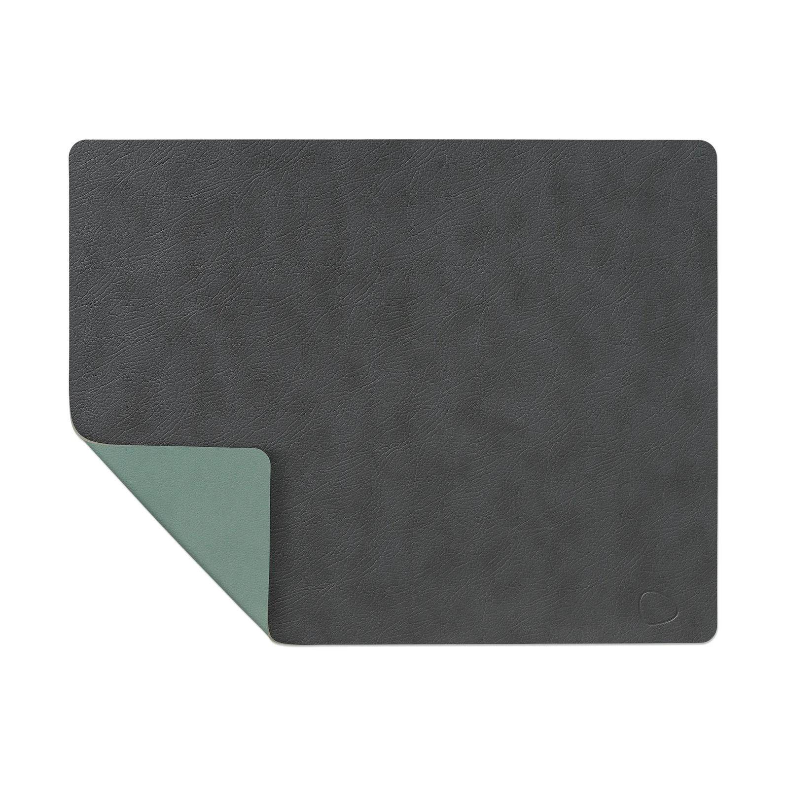 Cloud-Nupo placemat reversible square 1 pcs, anthracite-pastel green, 45x35 cm LIND DNA