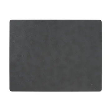 Cloud-Nupo placemat reversible square 1 pcs - anthracite-pastel green, 45x35 cm - LIND DNA