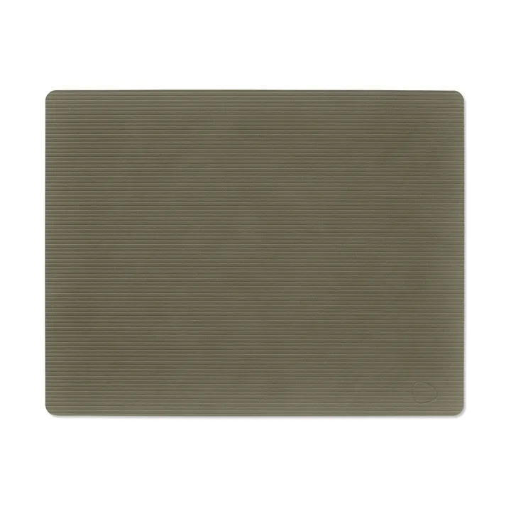 Corduroy placemat square L - Army Green - LIND DNA