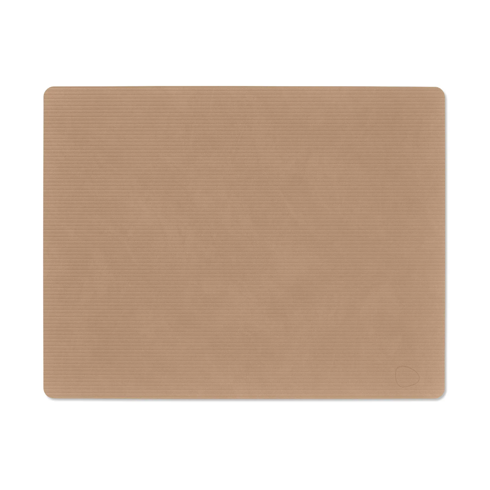 Corduroy placemat square L, Nougat LIND DNA