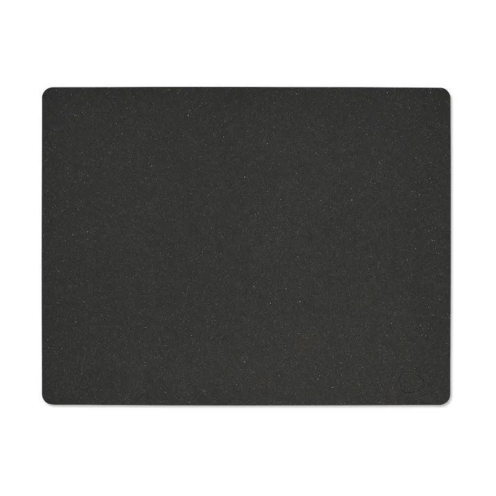 Core placemat square L - Flecked anthracite, 45x35 cm - LIND DNA