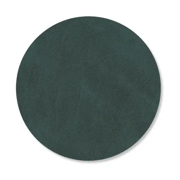 Nupo coaster circle - dark green - LIND DNA