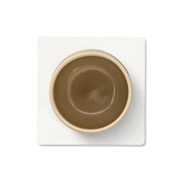 Nupo coaster square, Pure white LIND DNA