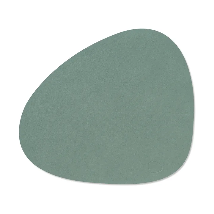 Nupo place mat curve M - Pastel green, 35x31 cm - LIND DNA