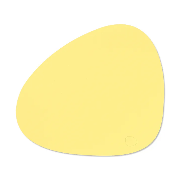 Nupo place mat curve M - Yellow, 35x31 cm - LIND DNA