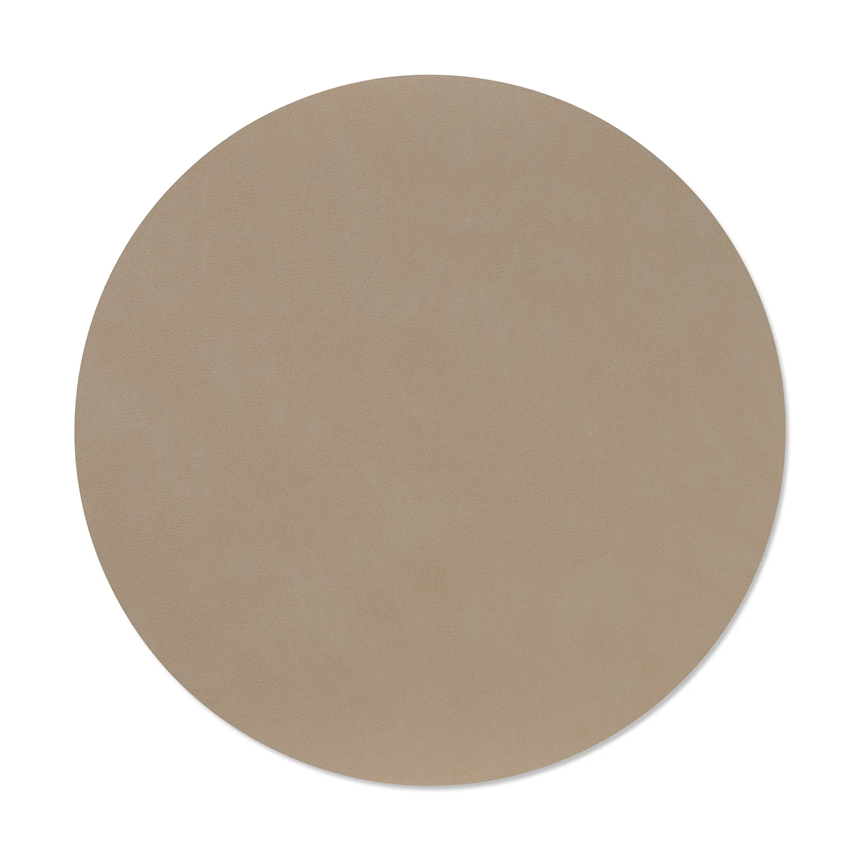 Nupo placemat, Clay brown, circle, L LIND DNA