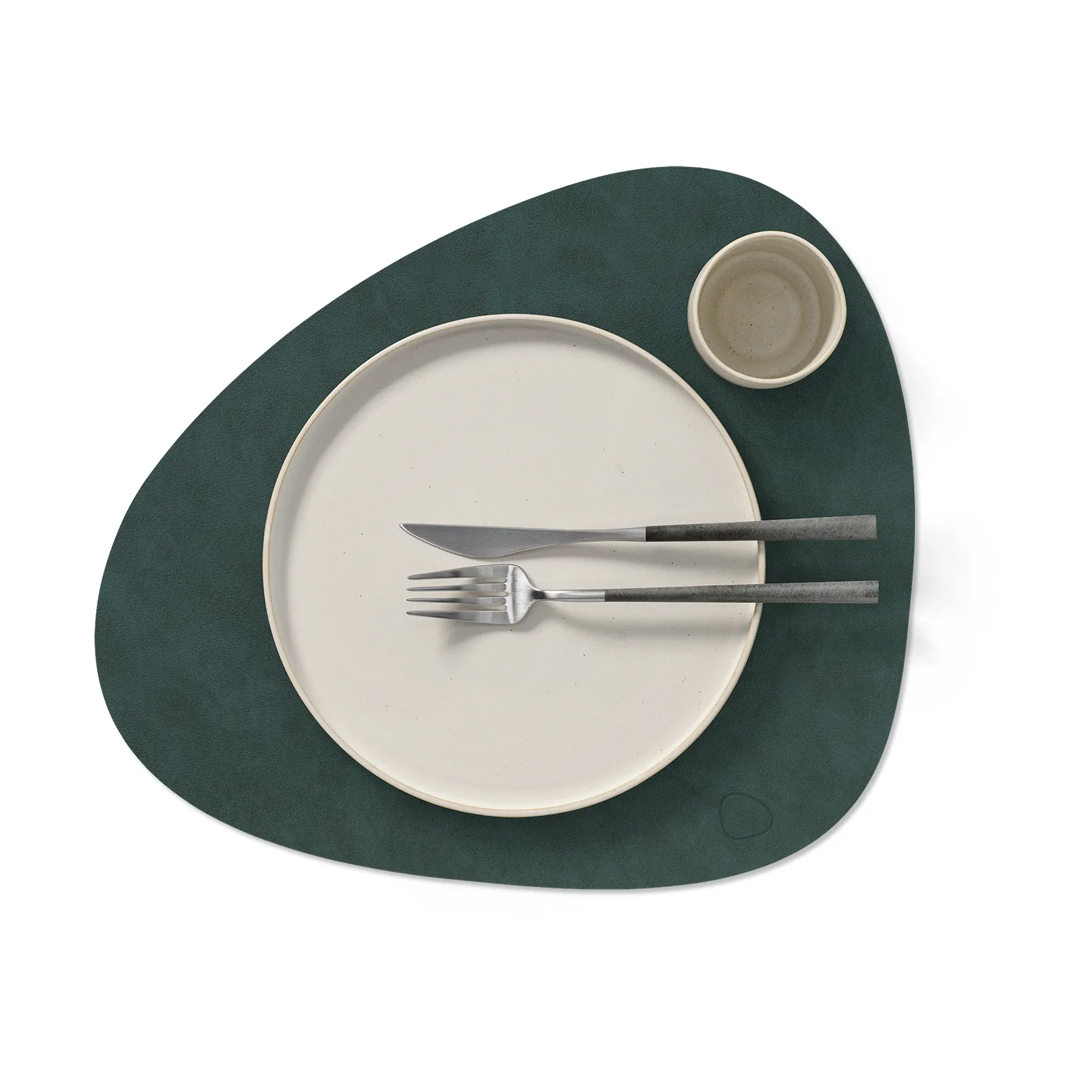 Nupo placemat curve L, Dark green LIND DNA