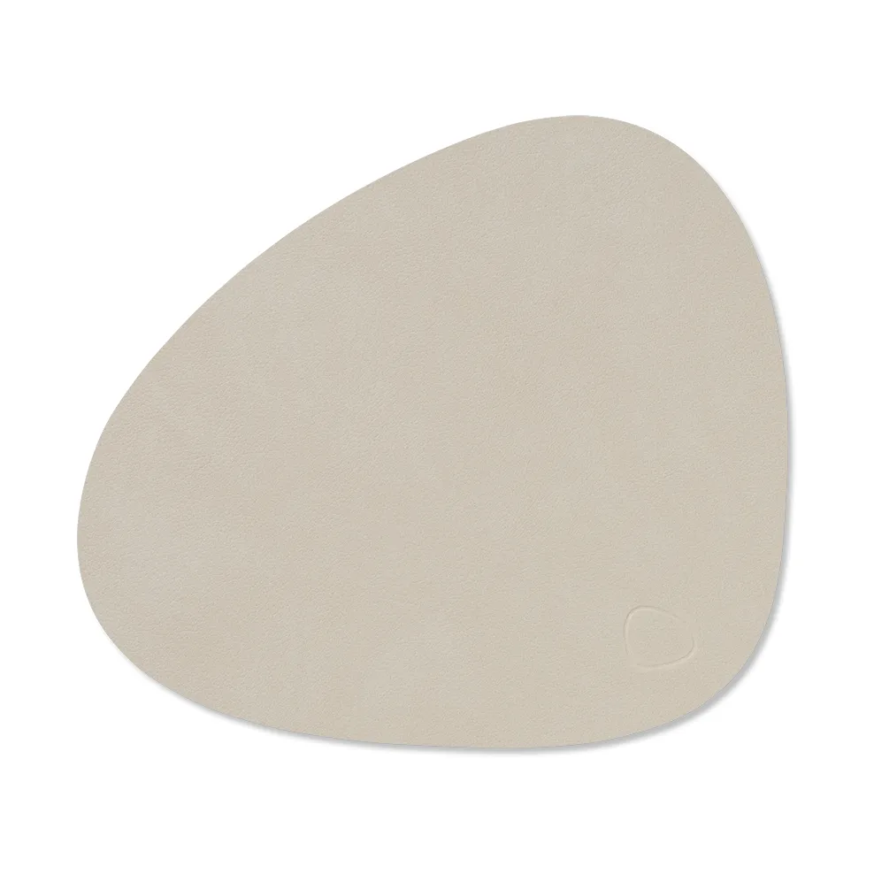 Nupo placemat curve S, Oyster white LIND DNA