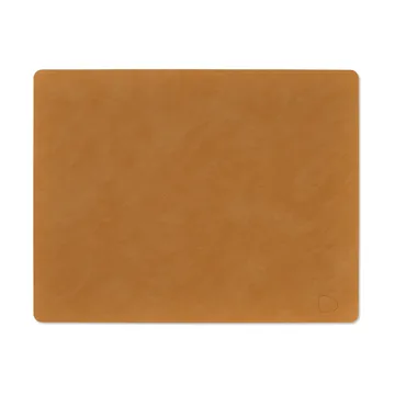 Nupo placemat square L - Burned curry, 45x35 cm - LIND DNA