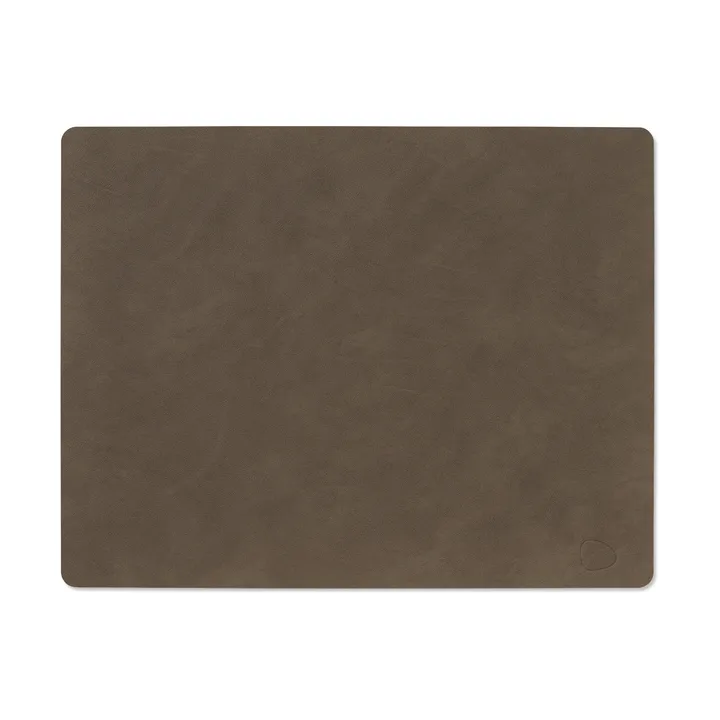 Nupo placemat square L - Caviar, 45x35 cm - LIND DNA