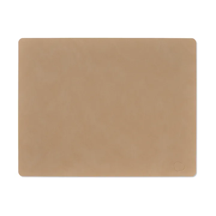 Nupo placemat square L - Nougat - LIND DNA