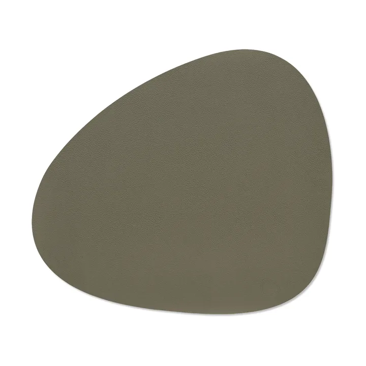 Serene placemat curve L 37x44 cm - Moss, 37x44 cm - LIND DNA