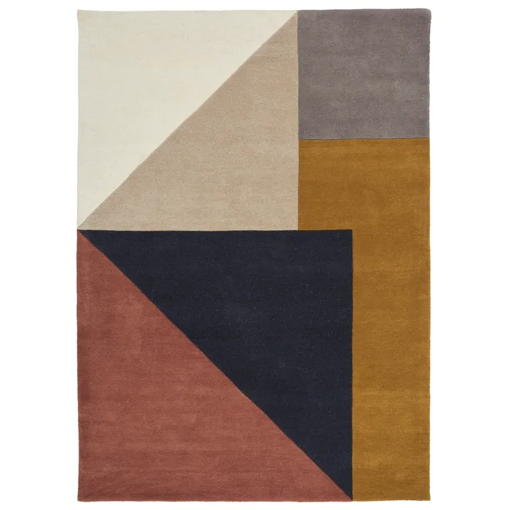 Arguto wool carpet 140x200 cm - multi - Linie Design