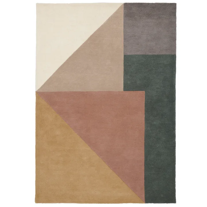 Arguto wool carpet 140x200 cm - rose - Linie Design