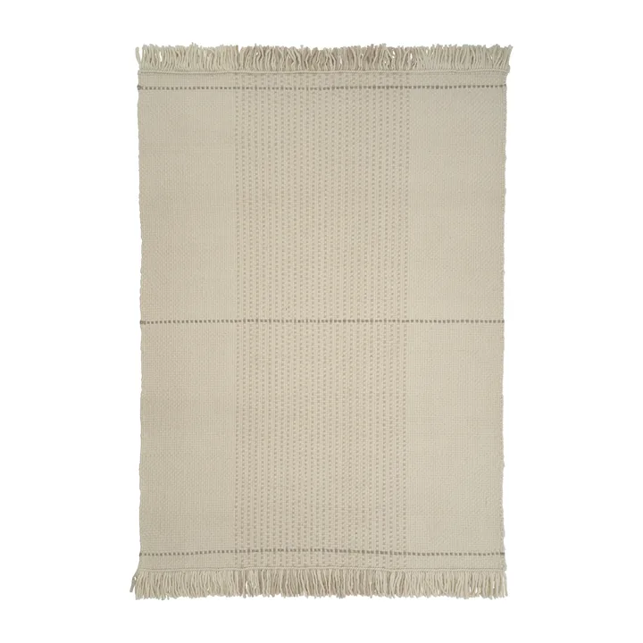 Awakened Mind wool carpet 200x300 cm - White - Linie Design