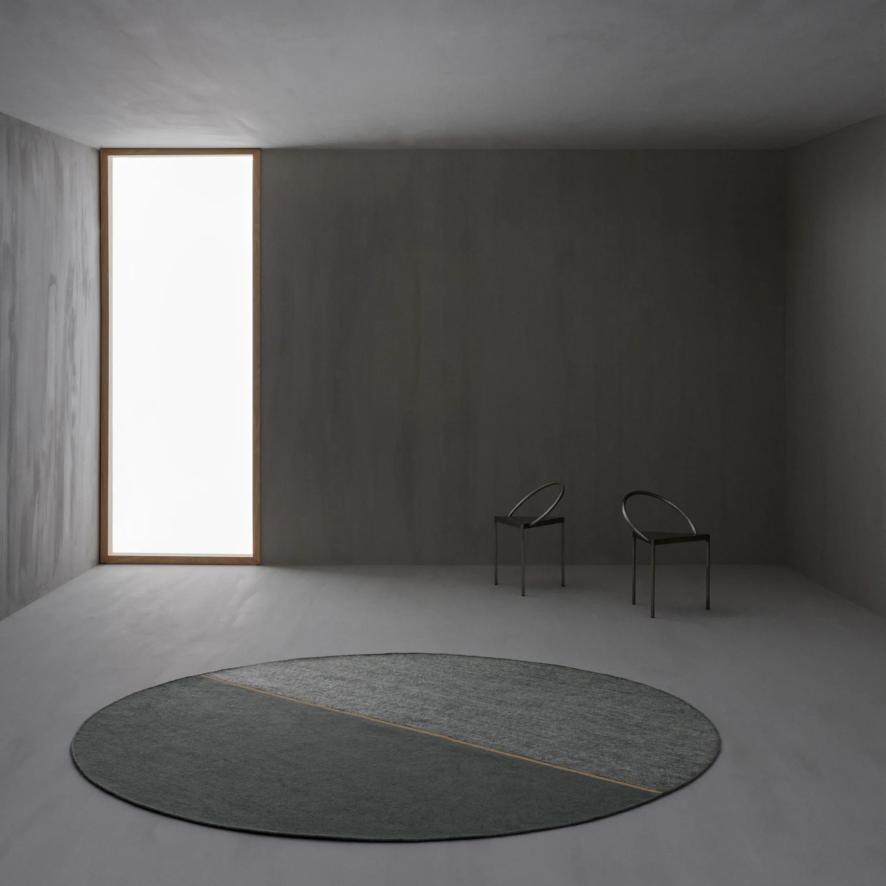Magnetize rug Ø170 cm, Green Linie Design