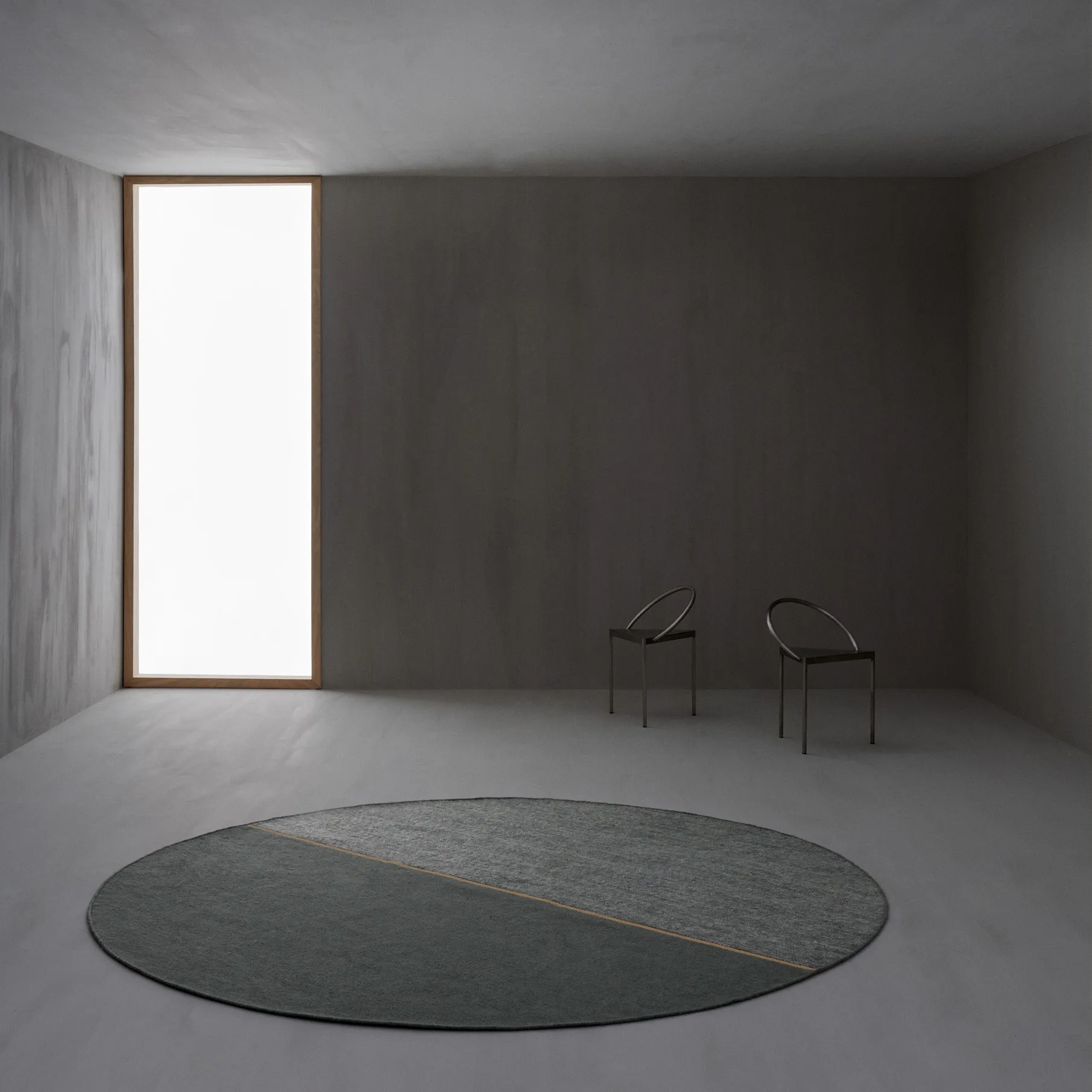 Magnetize rug Ø250 cm, Green Linie Design