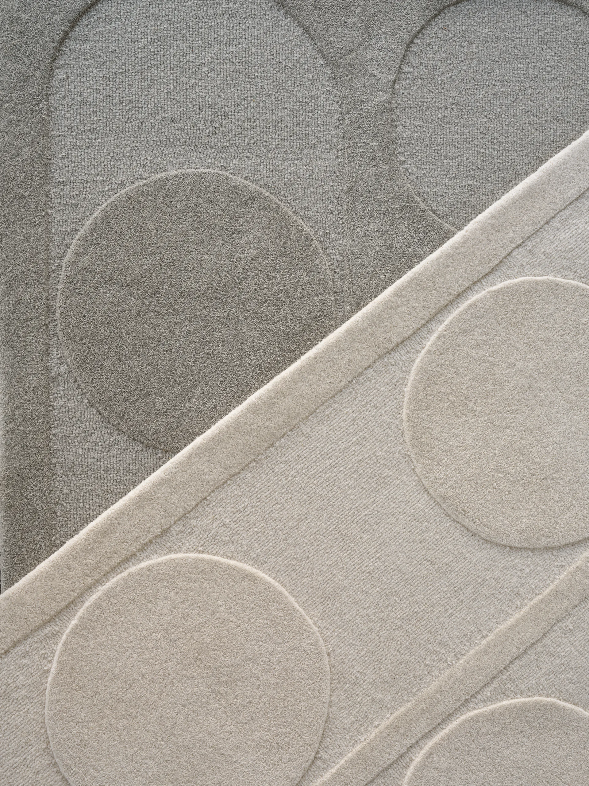 Orb Alliance wool carpet, White. 250x350 cm Linie Design