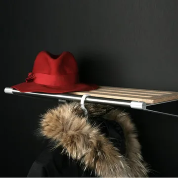 Knax hat shelf - soaped oak - LoCa