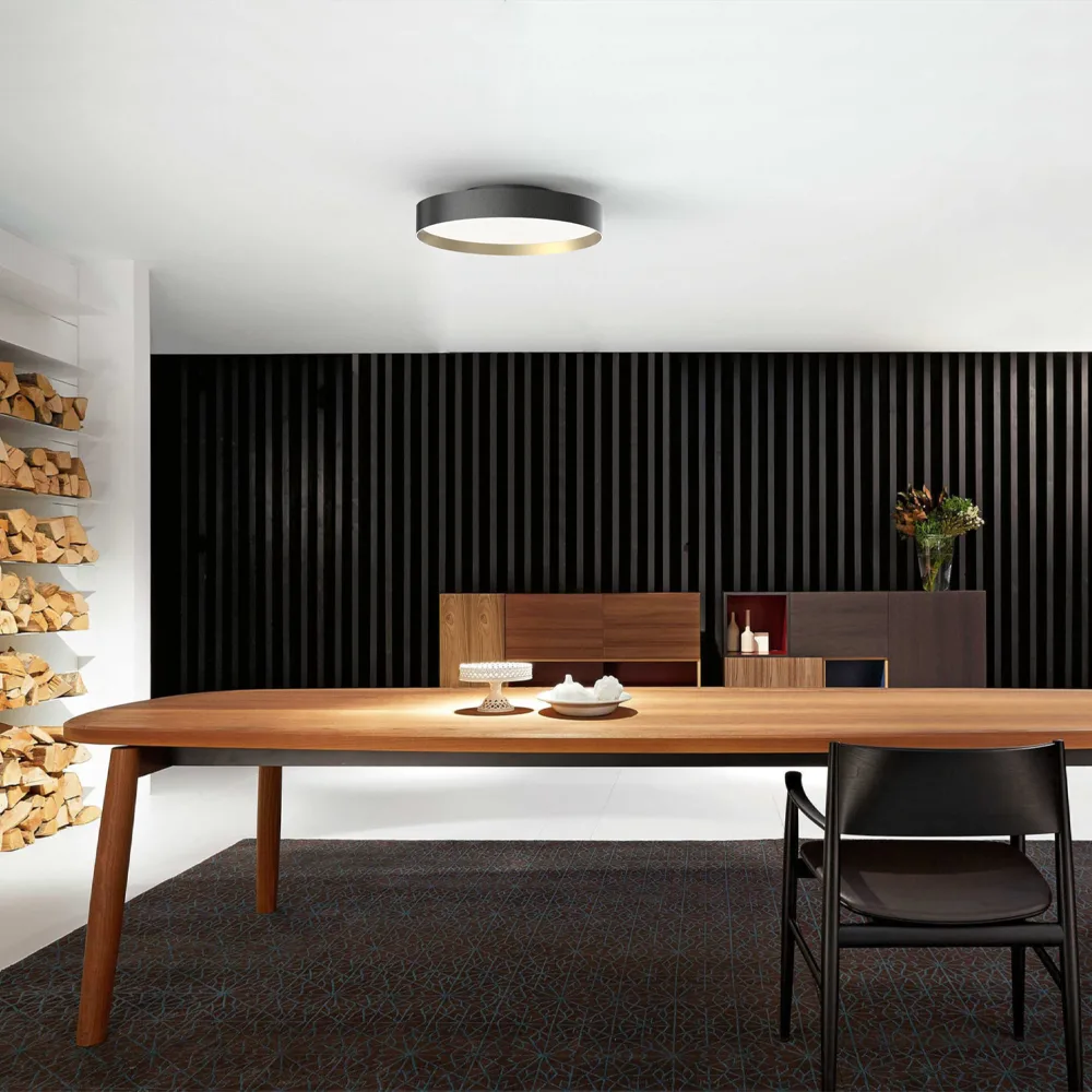 Lucia 45 ceiling lamp, Black Loom Design