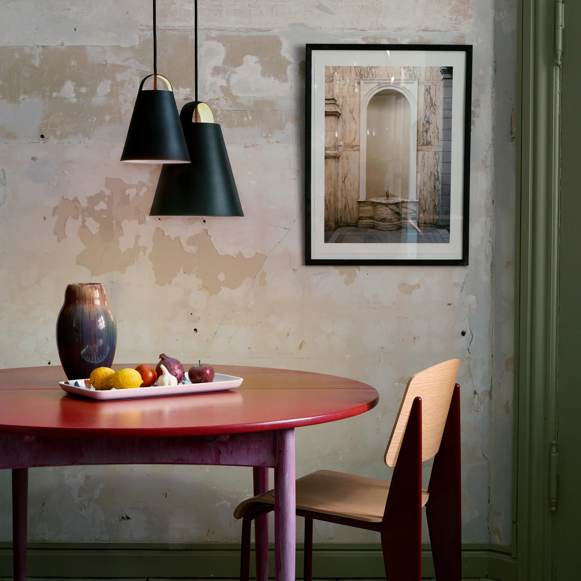 Above pendant lamp Ø40 cm, Black Louis Poulsen