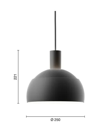 FJ Elements pendant lamp Ø25 cm - Black - Louis Poulsen