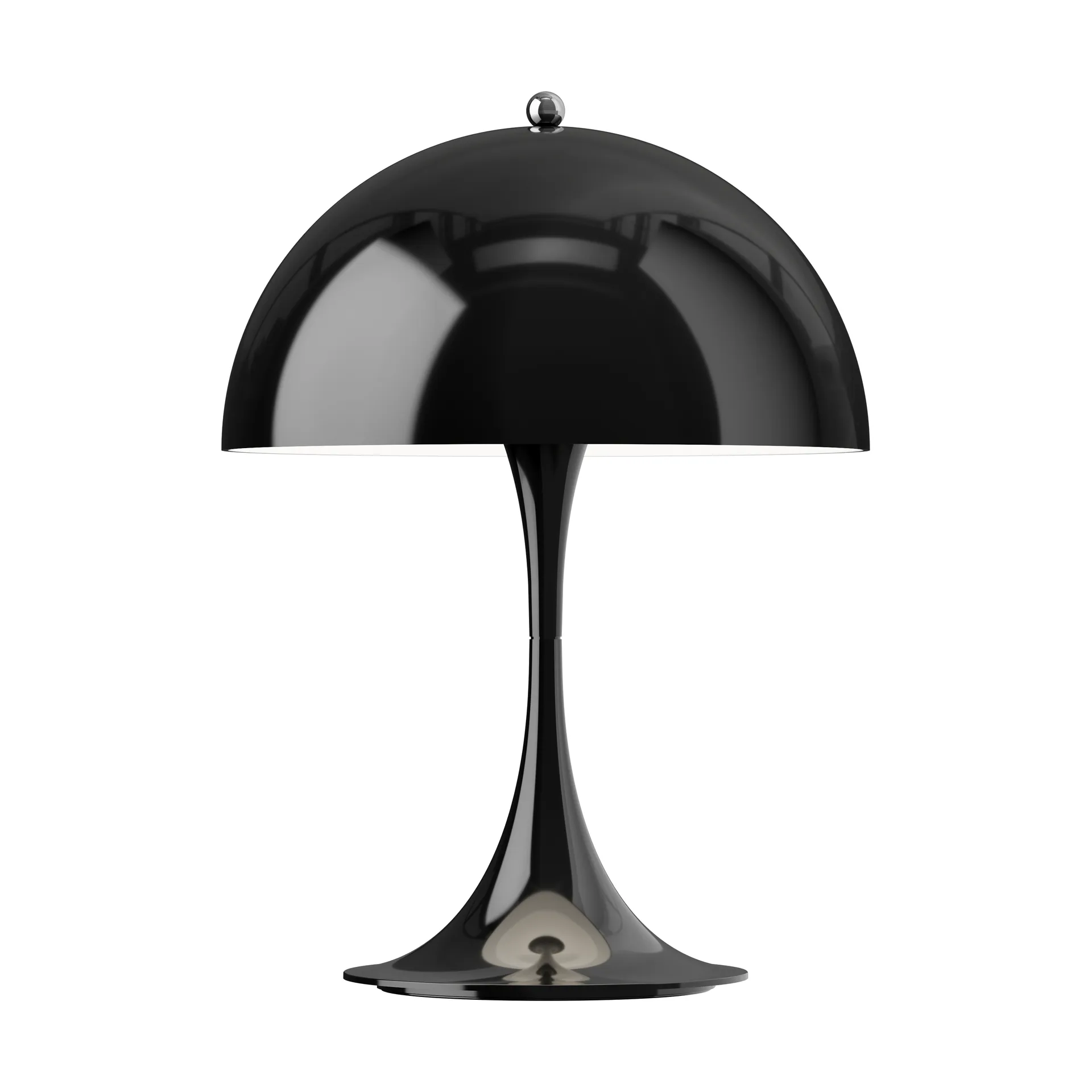 Panthella 250 portable table lamp V3, Opaque black Louis Poulsen