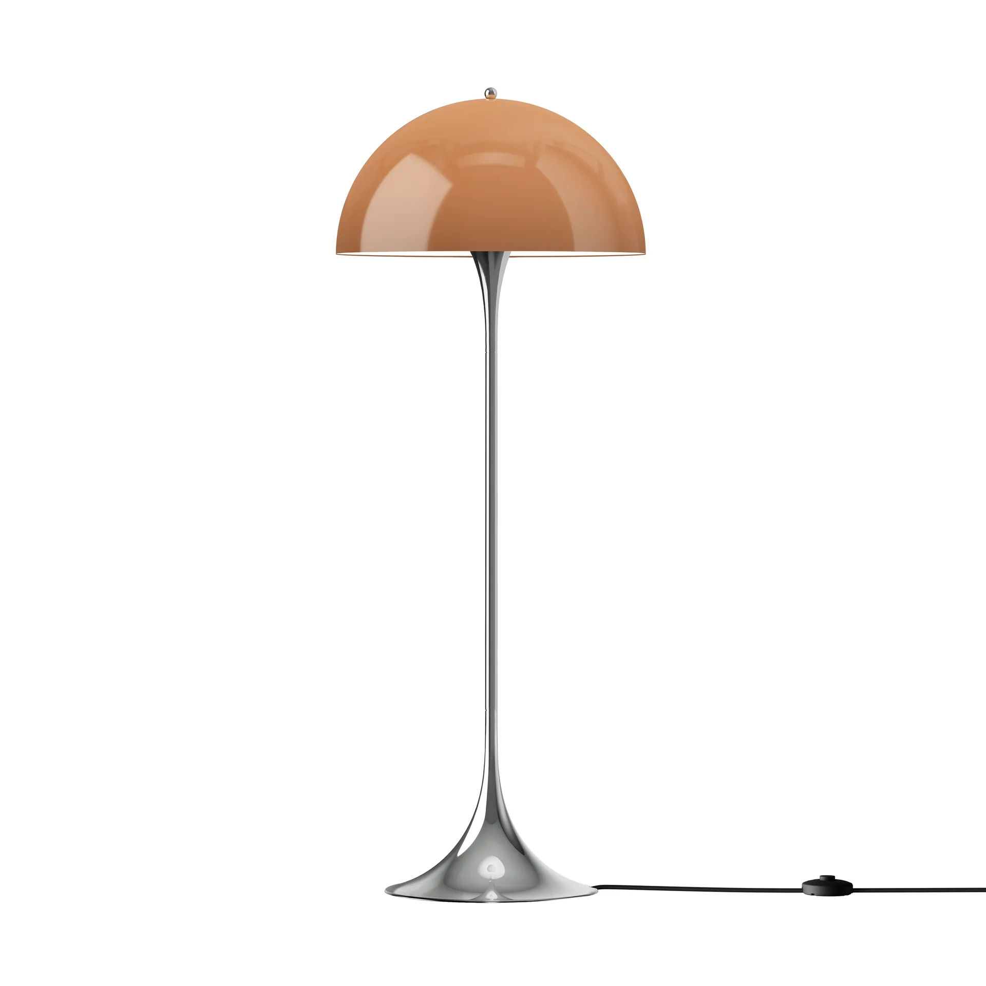 Panthella 500 floor lamp, Original opal brown Louis Poulsen