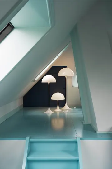 Panthella table lamp - V3, Opal white - Louis Poulsen