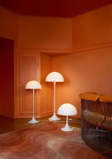 Panthella table lamp - V3, Opal white - Louis Poulsen