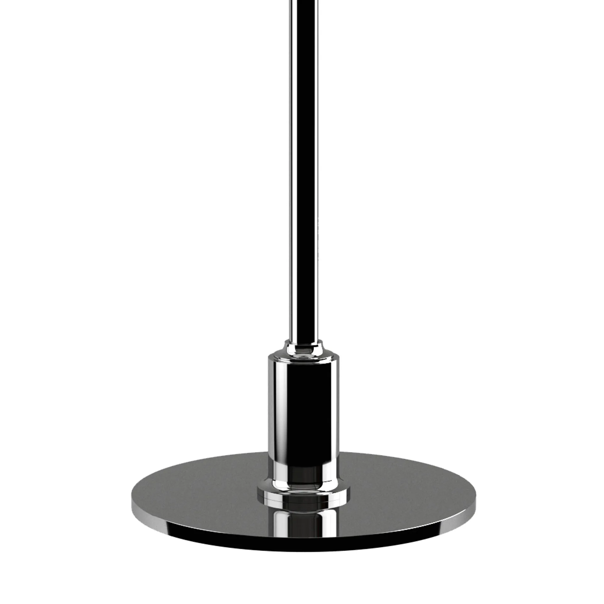PH 3½-2½ opalglass table lamp, Chome Louis Poulsen