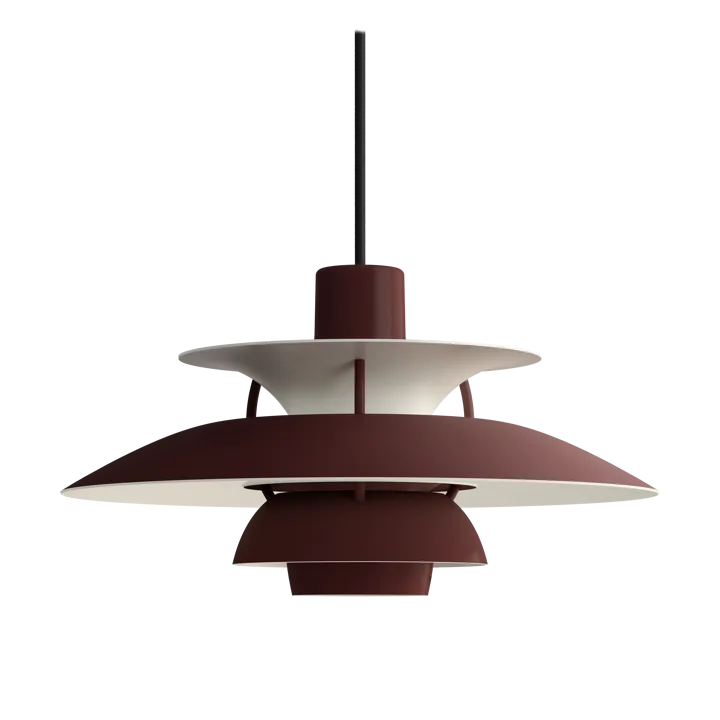 PH 5 pendant light - Ø300, Monochrome burgundy - Louis Poulsen