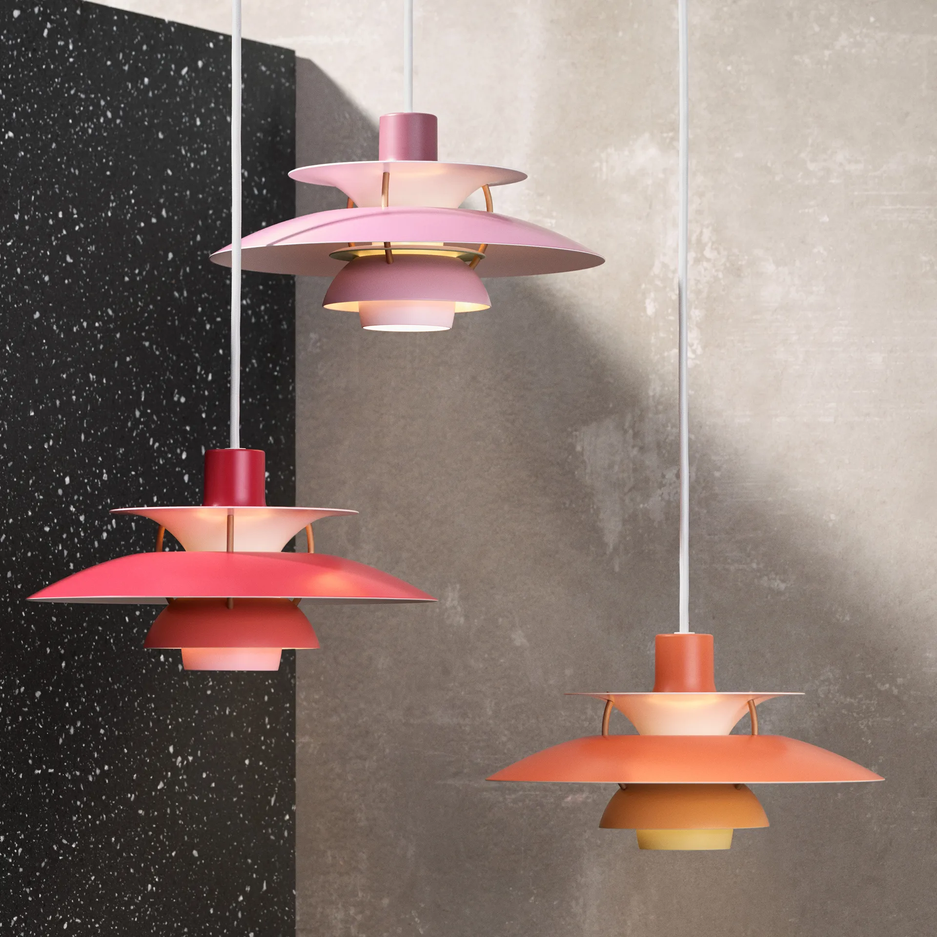 PH 5 pendant light, Ø300, Orange Louis Poulsen