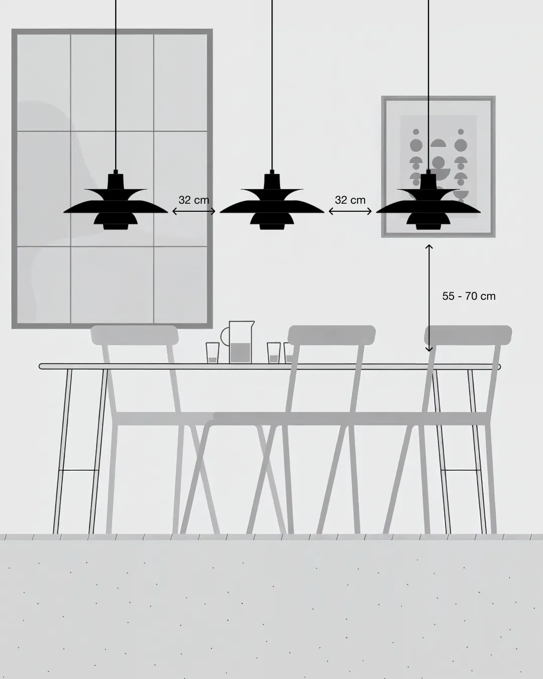 PH 5 pendant light, Ø320, Opal white (white) Louis Poulsen