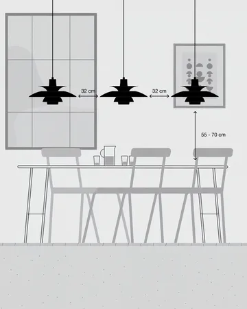 PH 5 pendant light - Ø320, Opal white (white) - Louis Poulsen