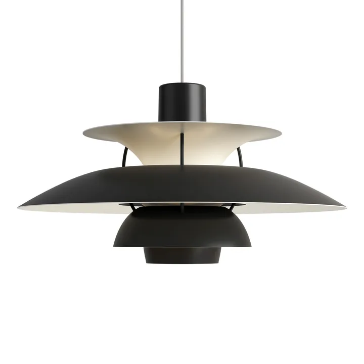 PH 5 pendant light - Ø500, Black - Louis Poulsen