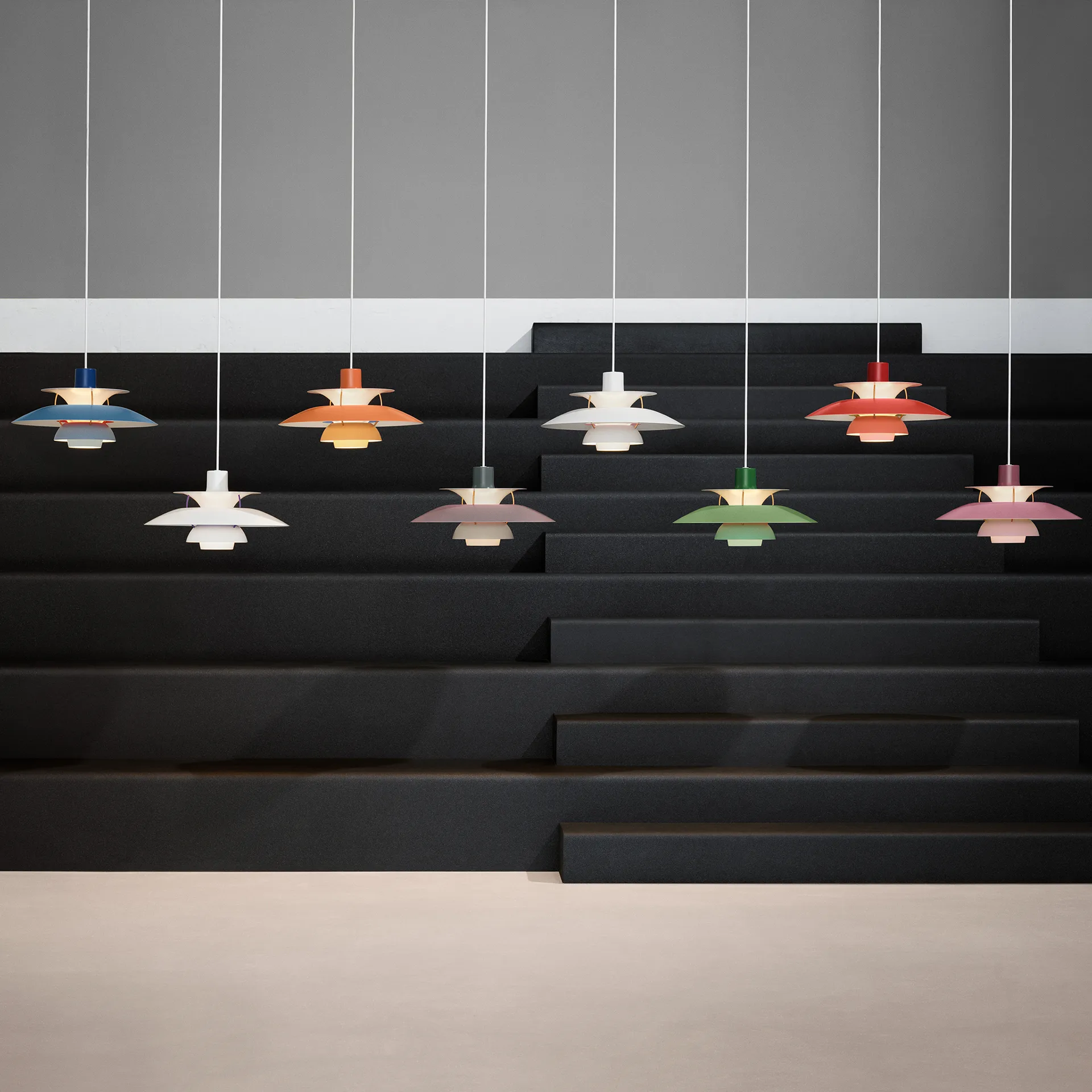 PH 5 pendant light, Ø500, Pink Louis Poulsen