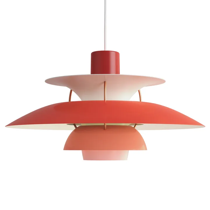 PH 5 pendant light - Ø500, Red - Louis Poulsen