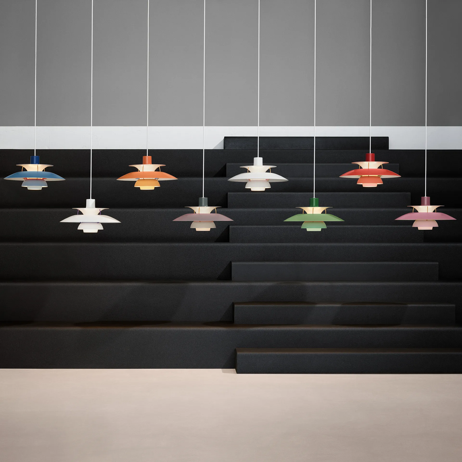 PH 5 pendant light, Ø500, White Louis Poulsen