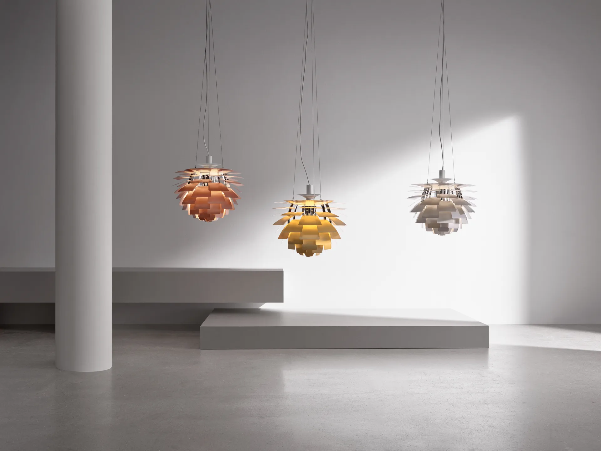 PH Artichoke pendant lamp Ø48 cm, Stainless steel Louis Poulsen