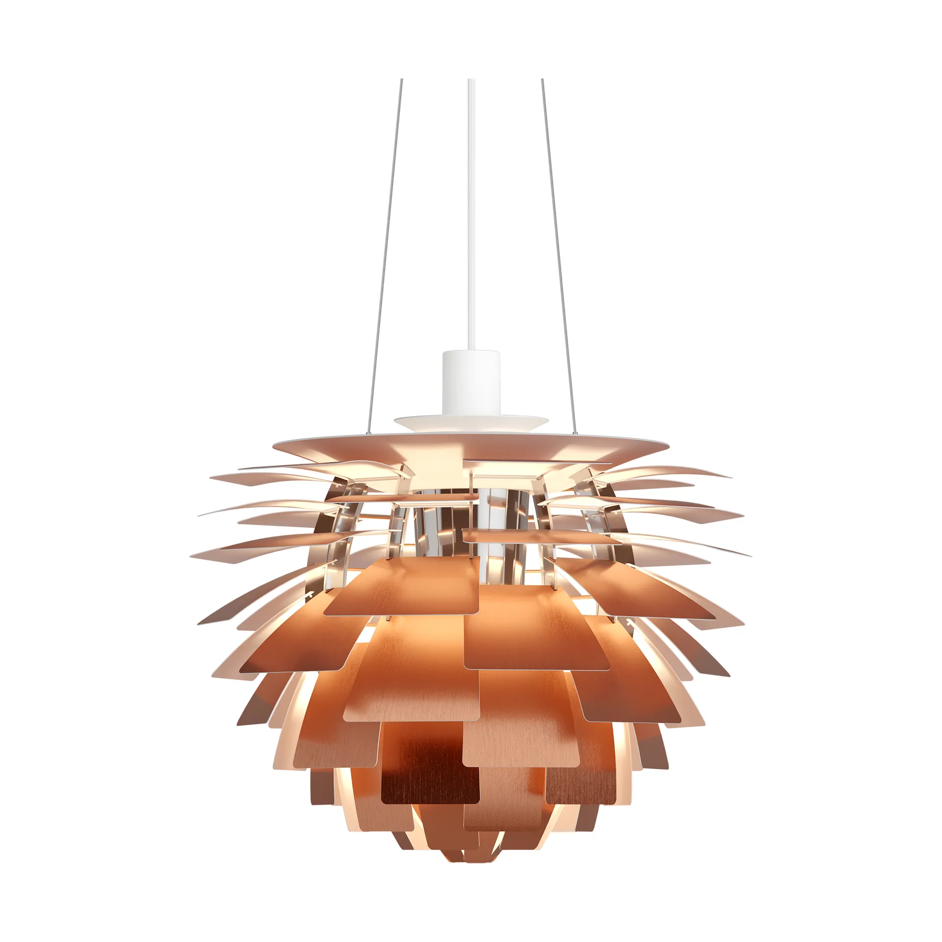 PH Artichoke pendant lamp LED, Copper, Ø48 cm Louis Poulsen
