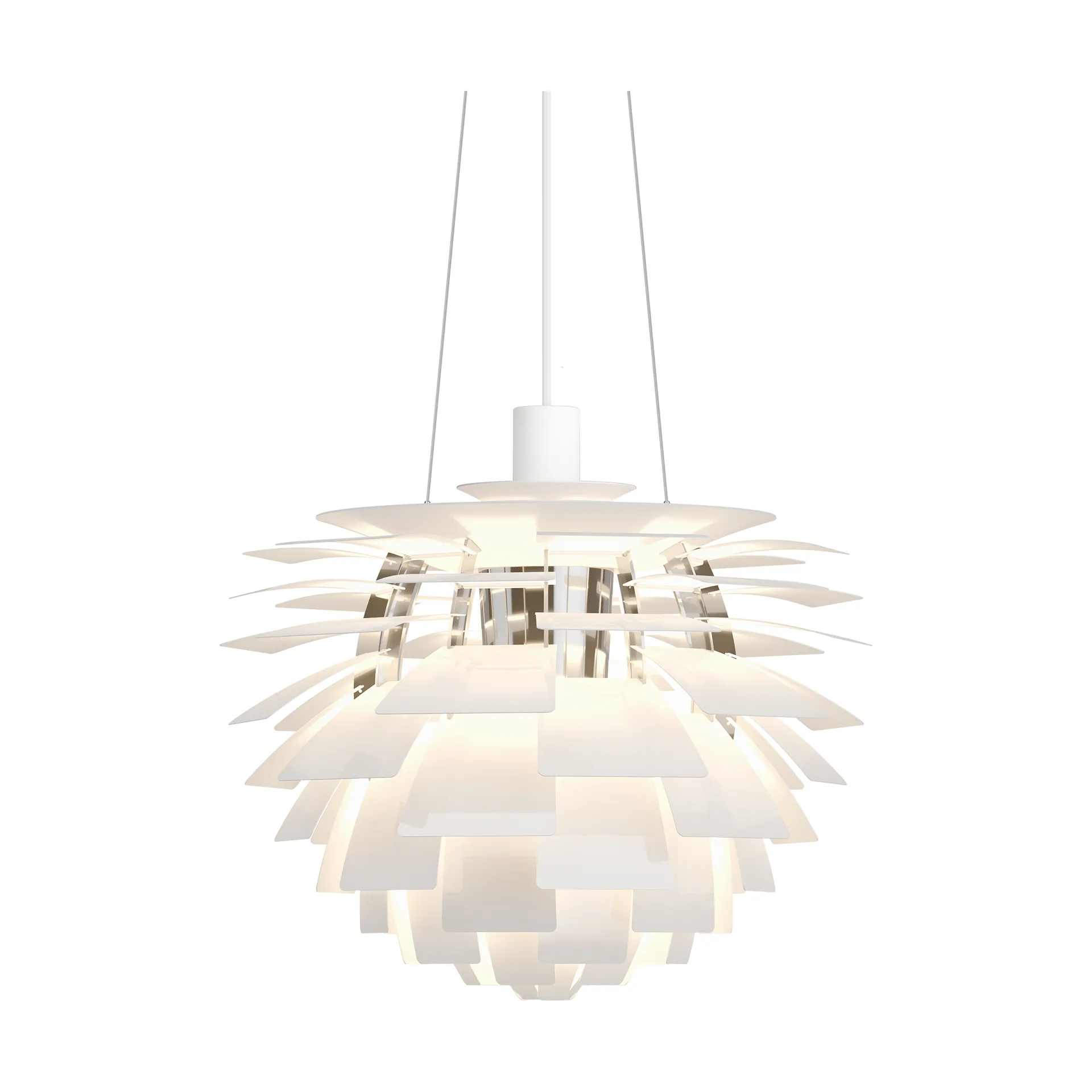 PH Artichoke pendant lamp LED, White, Ø48 cm Louis Poulsen