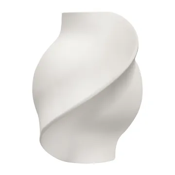 Pirout vase 02 42 cm - Raw White - Louise Roe