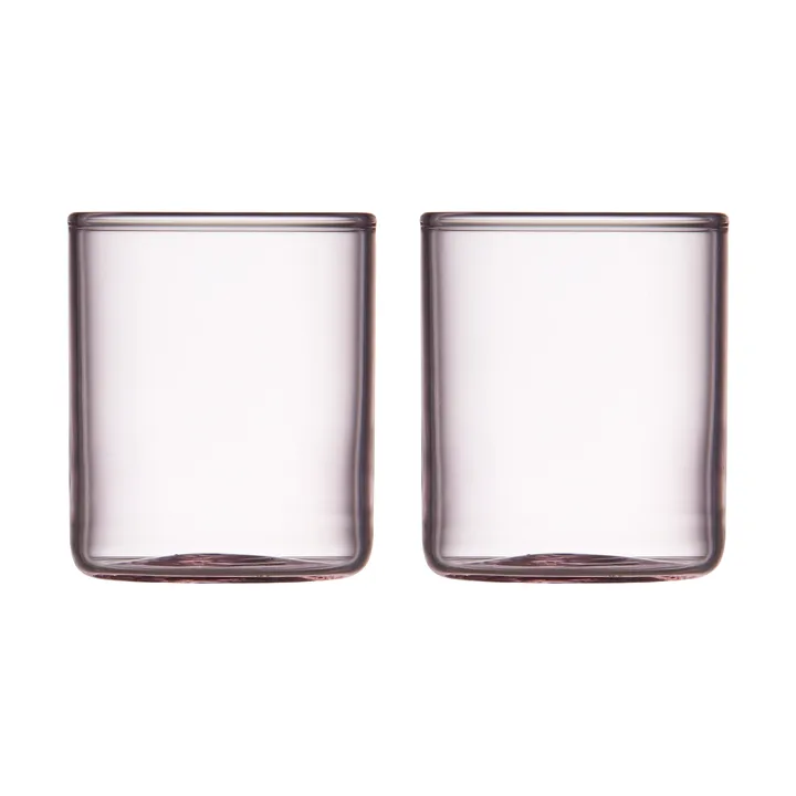 Torino shotglass 6 cl 2-pack - Pink - Lyngby Glas