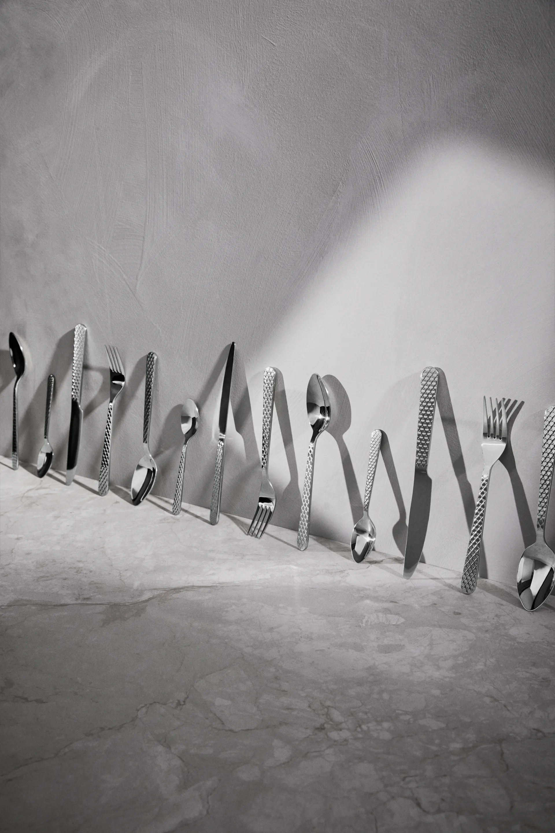 Rhombe cutlery set, 16 pieces Lyngby Porcelæn