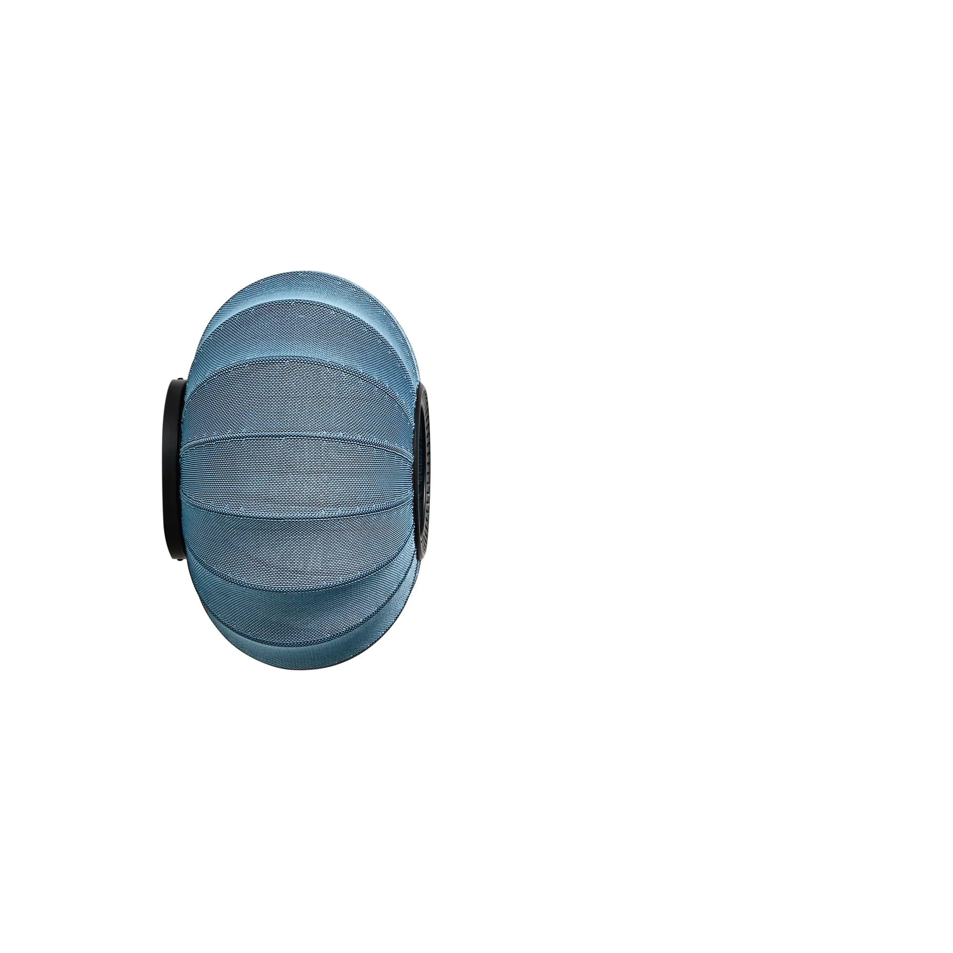 Knit-Wit 45 Oval wall and ceiling lamp, Blue stone Made By Hand