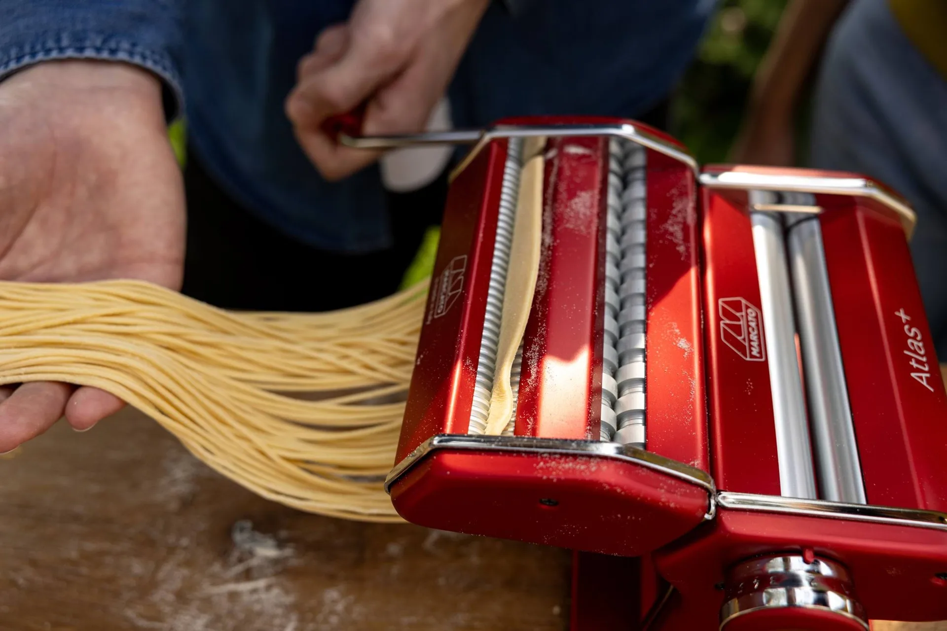 Marcato Atlas 150+ pasta machine, Red Marcato