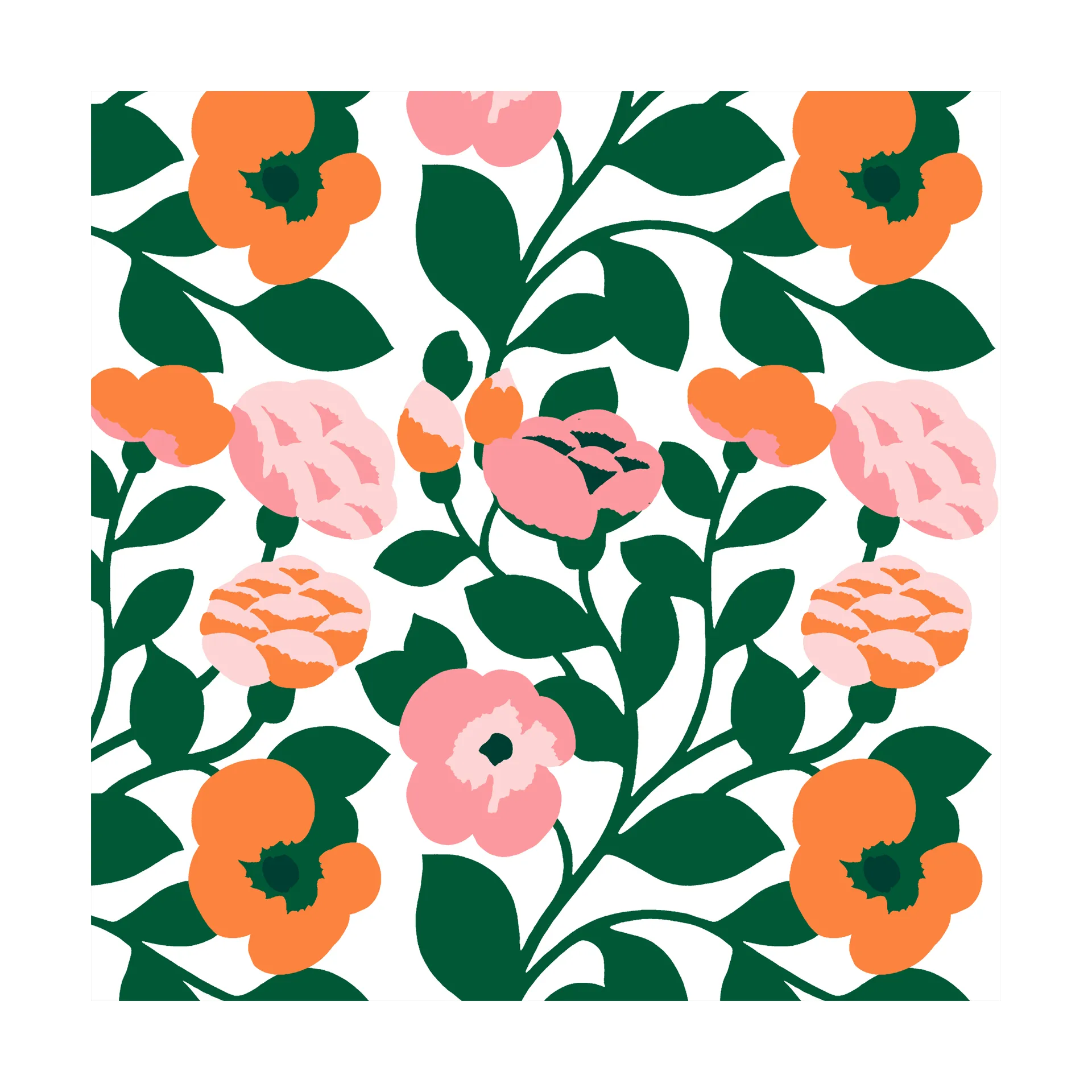 Green green napkin 33x33 cm 20-pack, Dark Green Marimekko