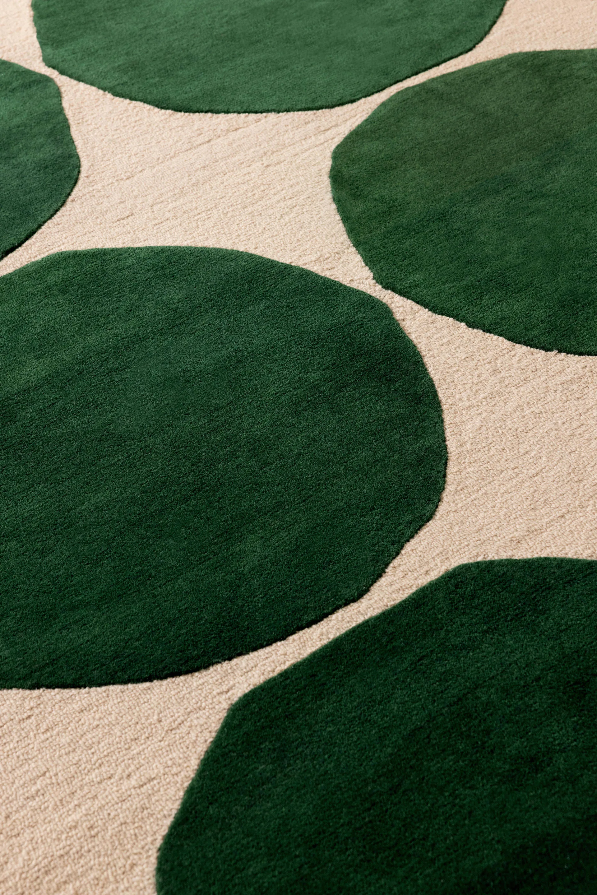 Isot Kivet wool rug, Green, 170x240 cm Marimekko